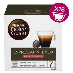 Dolce Gusto Espresso Intenso Dek Red coffee capsules 16 pcs