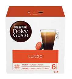 Dolce Gusto Lungo coffee capsules 16 pcs