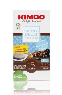 Kimbo Caffè Decaffeinato paper pods 15 pcs