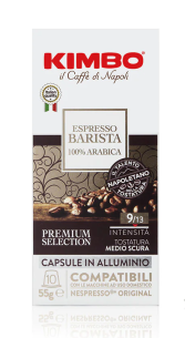 Kimbo Caffè Espresso Barista aluminium capsules 10 pcs