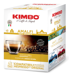 Kimbo Caffè Meraviglie del Gusto Amalfi coffee capsules 50 pcs