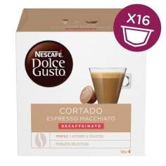 Dolce Gusto Espresso Cortado Decaffeinato coffee capsules 16 pcs