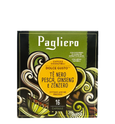 Pagliero Peach/Ginseng/Ginger black tea 16 pcs